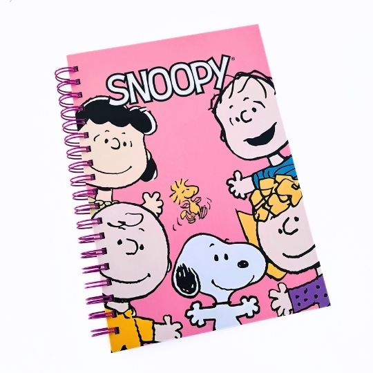 Cuaderno Snoopy y sus amigos rosa - Imagen 2
