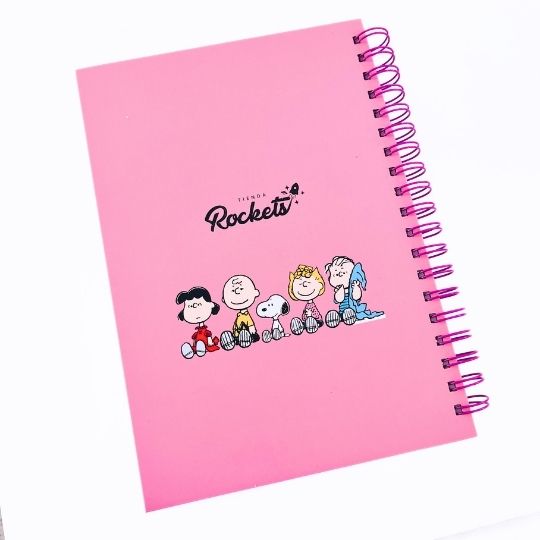 Cuaderno Snoopy y sus amigos rosa - Imagen 3