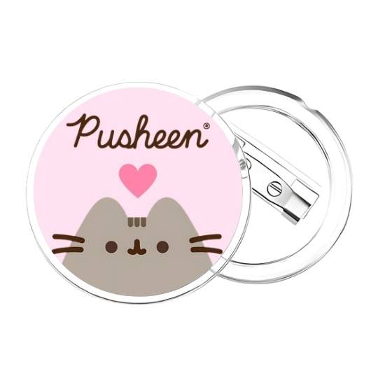 Chapita Pusheen rosita - Imagen 2