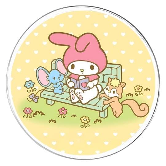 Chapita My melody en el parque
