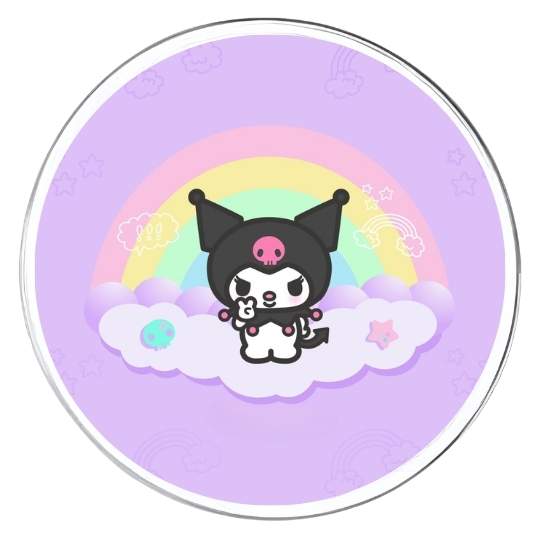 Chapita Kuromi arcoíris