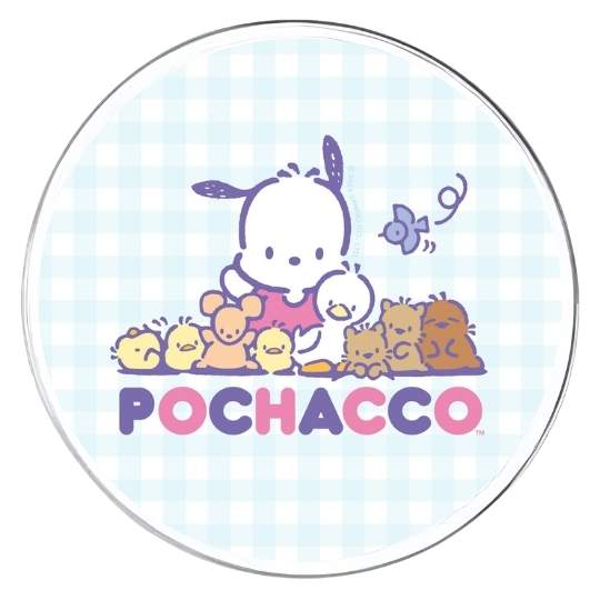 Chapita Pochacco celeste cuadrillé