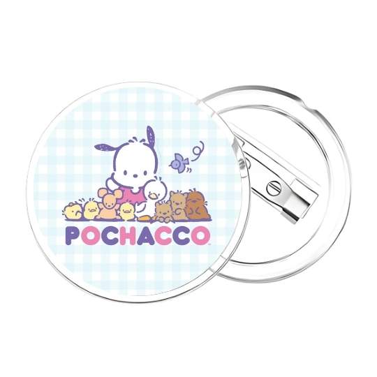 Chapita Pochacco celeste cuadrillé - Imagen 2