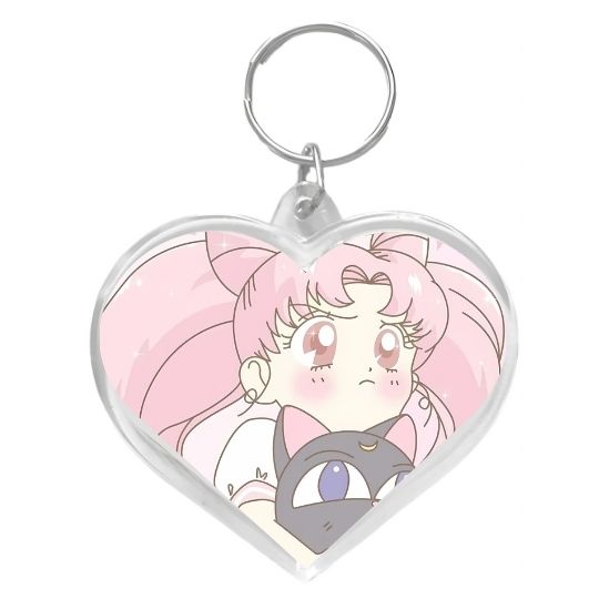 Llavero corazón Chibi moon