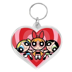 Llavero corazón Chicas superpoderosas