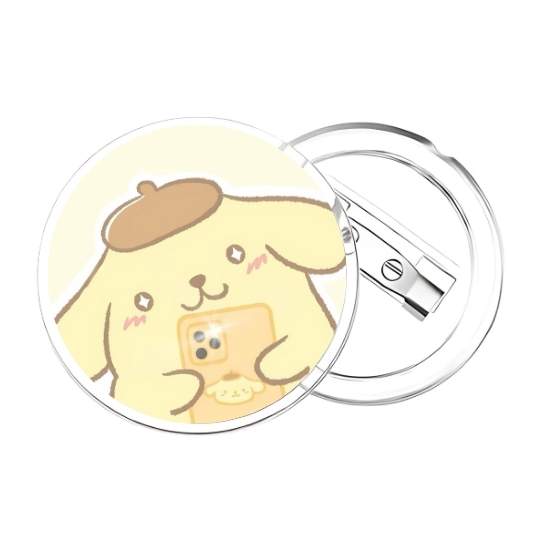 Chapita Pompompurin selfie - Imagen 2