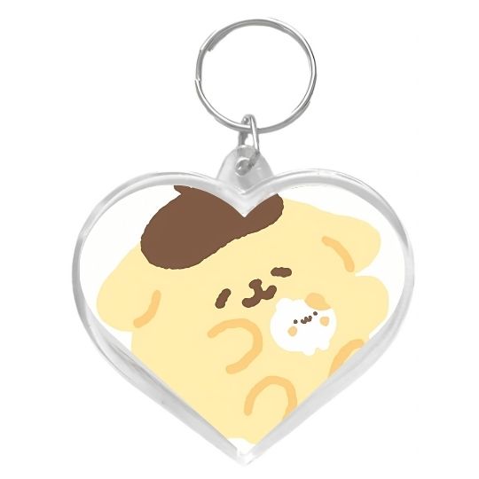 Llavero corazón Pompompurin cute