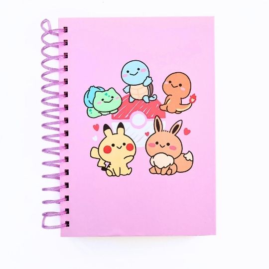 Cuaderno Pokemon kawaii