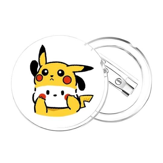 Chapita Pochacco disfraz Picachu - Imagen 2