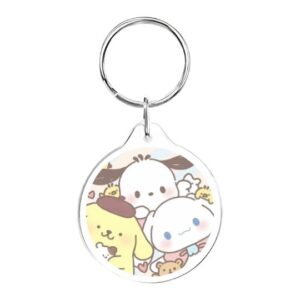 Llavero redondo Sanrio amigos fun
