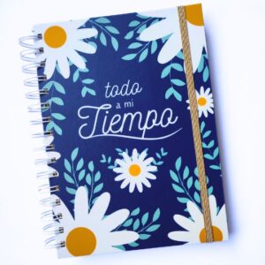 Planner anual Margarita azul