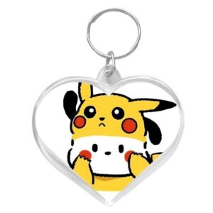 Llavero corazón Pochacco disfraz pikachu
