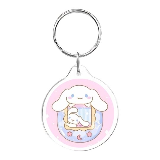 Llavero redondo Tamagochi Cinammoroll