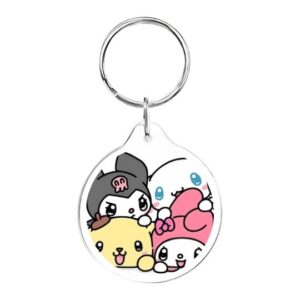 Llavero redondo Sanrio amigos fun