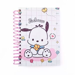 Cuaderno Pochacco flores