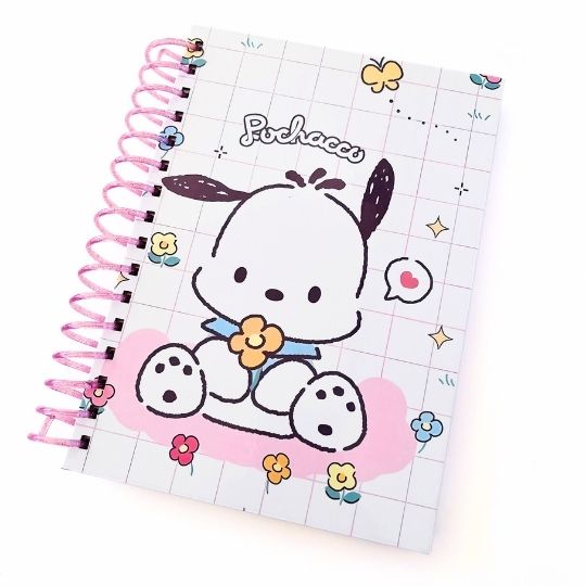 Cuaderno Pochacco flores - Imagen 2