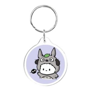 Llavero redondo Pochacco disfraz Totoro