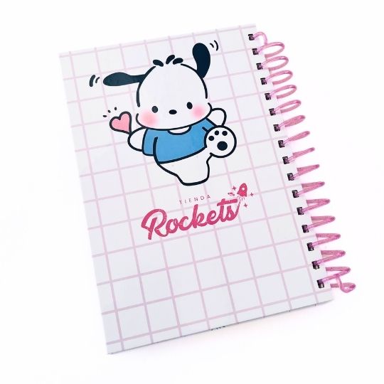 Cuaderno Pochacco flores - Imagen 4