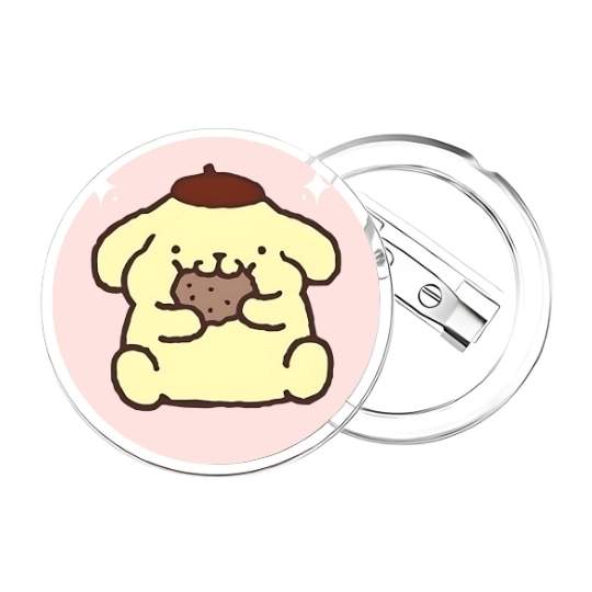 Chapita Pompompurin galletita - Imagen 2