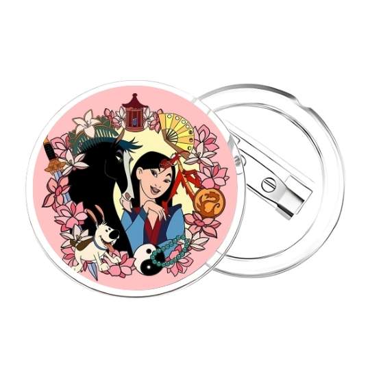 Chapita Mulan flores - Imagen 2
