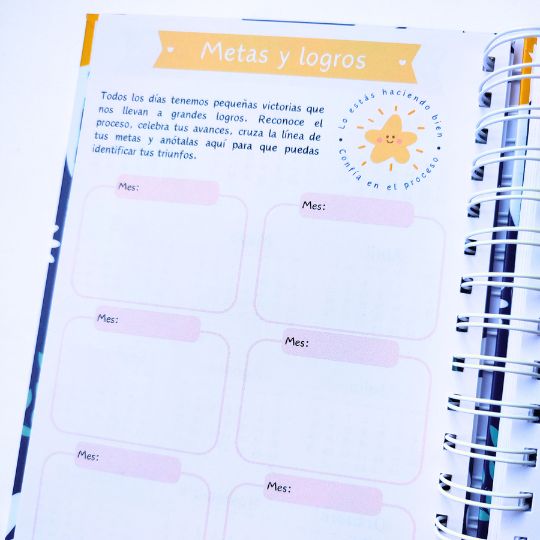Planner anual Margarita azul - Imagen 3