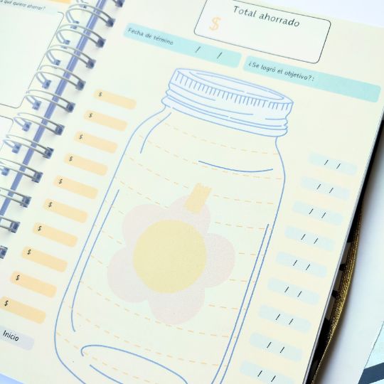 Planner anual Margarita azul - Imagen 4