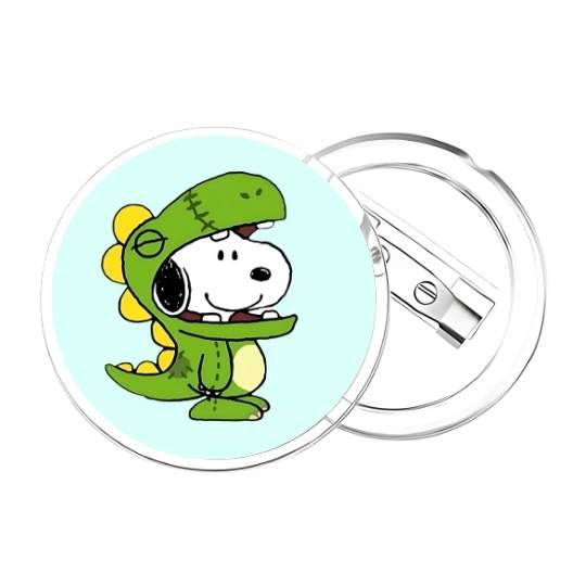 Chapita Snoopy dinosaurio - Imagen 2