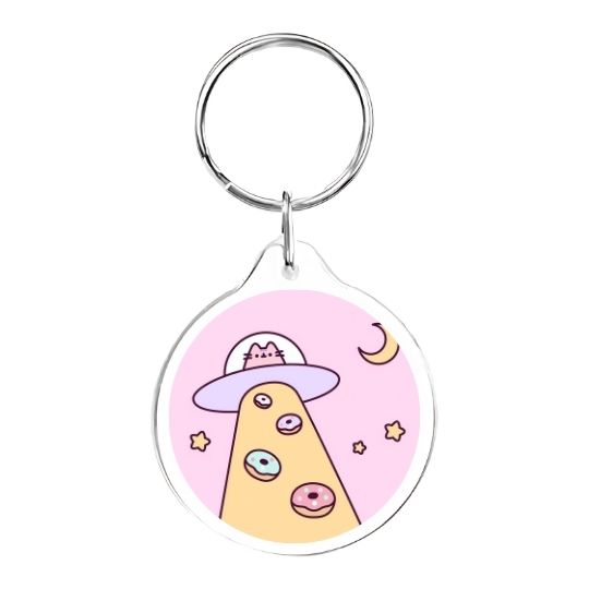 Llavero redondo Nave espacial Pusheen