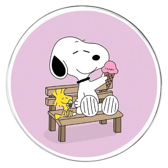Chapita Snoopy y su heladito