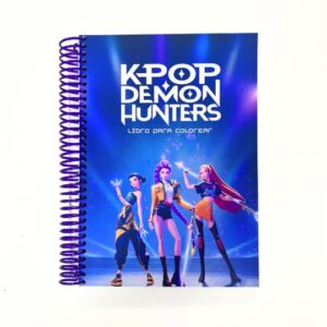 Kpop Demon Hunter Libro para pintar