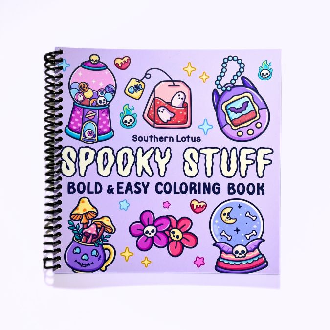 Libro para colorear Spooky Stuff