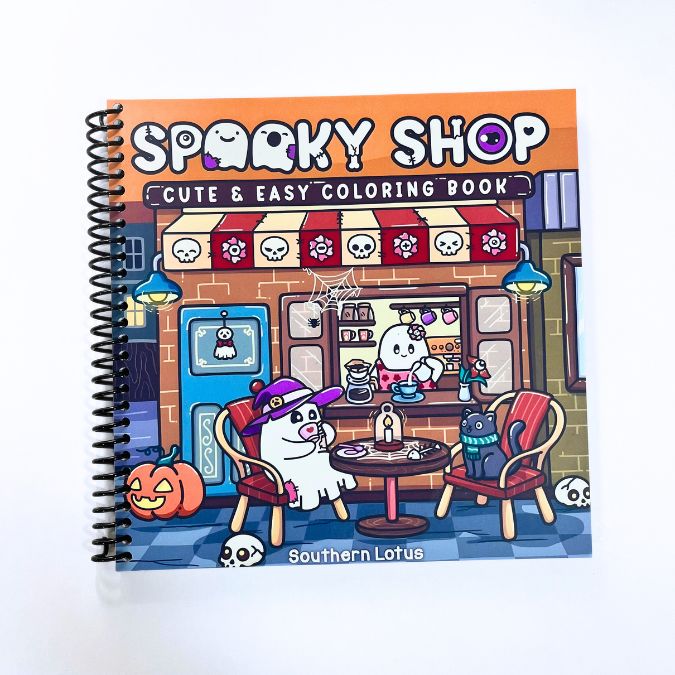 Libro para colorear Spooky Shoop