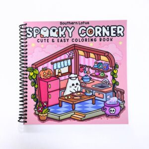 Libro para colorear Spooky Corner