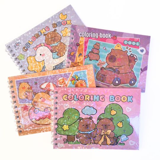 Libro apra colorear Capibara