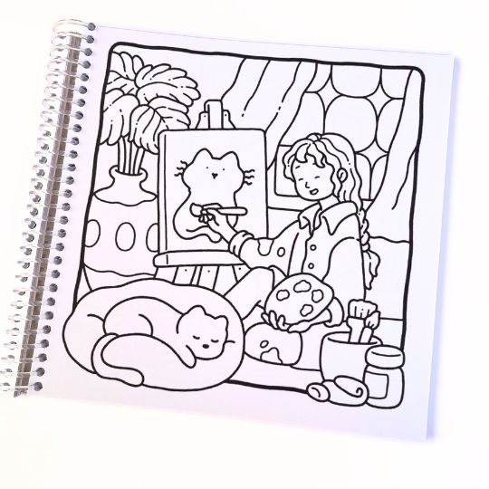 Girl moment libro para colorear - Imagen 3