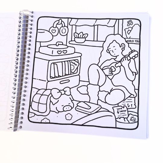 Girl moment libro para colorear - Imagen 2