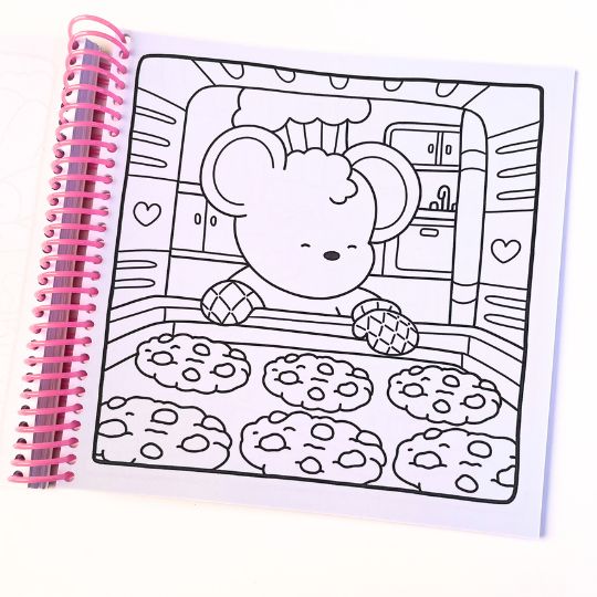 Cozy Friends libro para colorear - Imagen 2