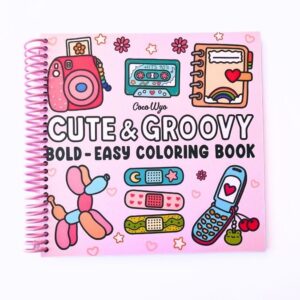 Cute and Groovy libro para colorear