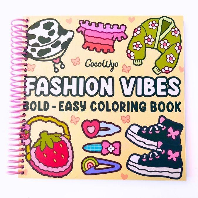 Fashion Vibes libro para colorear