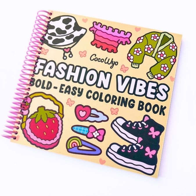 Fashion Vibes libro para colorear - Imagen 2