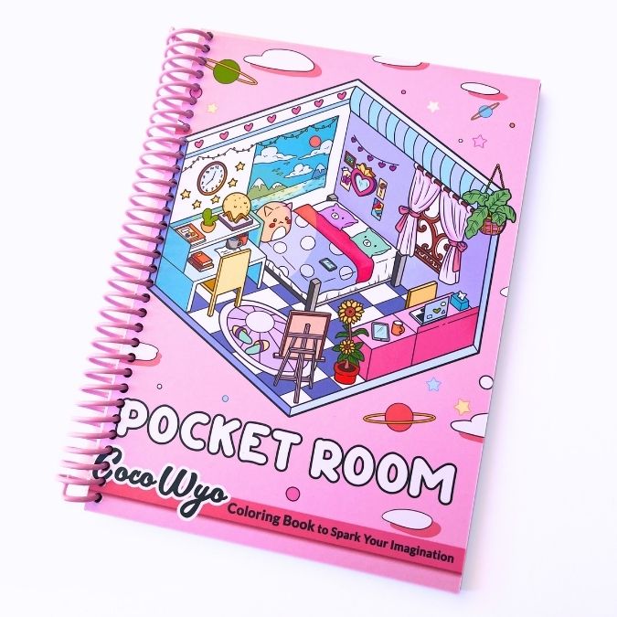 Poket room libro para colorear - Imagen 2
